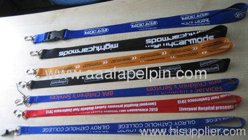 Popular nylon lanyards for promotion