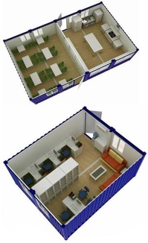 prefabricated living shipping container house