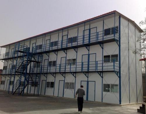 prefabricated steel frame sandwich panel house