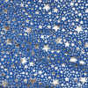 100% polyester silver powder printed clinquant velvet fabric for christmas toys