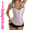 Sexy Pink New Dot Corset