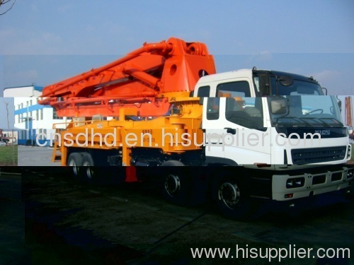 37M Howo chassis concrete boom pump