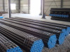 Carbon seamless steel pipe with paint balck and plastic cap