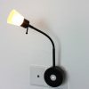 LED Dimmable Plug-in Reading Lamp with Euro-plug Touchable Control