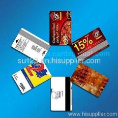 Plastic card-Magnetic strip card