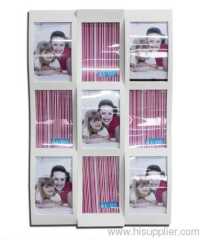 Plastic Injection Photo Frame, 4X6-9opening,meansures 52X34X4CM