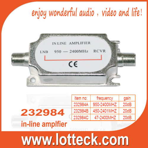 232984A/B/C 20db In-Line amplifier