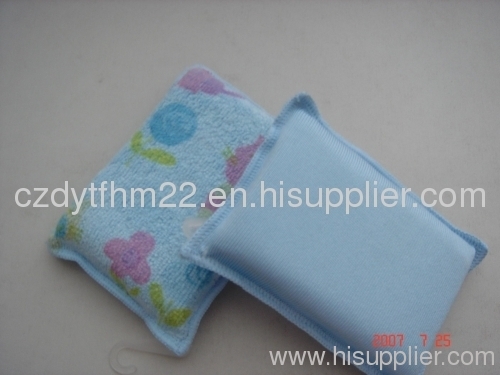 glass cleaning sponge with cover
