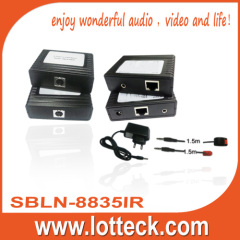 S-Video+IR extender over lan cable Cat5/5e/6