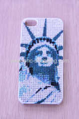 for iphone 5 Statue of Liberty diamond pattern skin