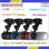 H.264 HD1080P Smallest G-Sensor CAR DVR with 1.5 inch LCD Display