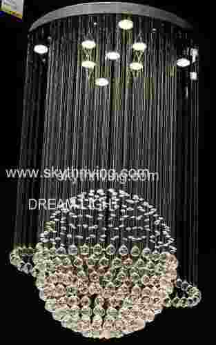 crystal chandelier light, modern pendant lamp