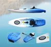 single sit on top fishing kayak with one 11&quot; cover storage