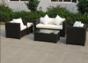 Outdoor garden wicker sofa sets