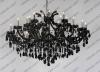 black crystal chandelier lamp, candle lamp