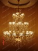 crystal shade and crystal candle chandelier lamp