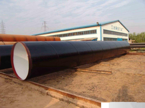 ASTM A53 3PE SSAW carbon steel line pipes Sch40~Sch80 thick pressure