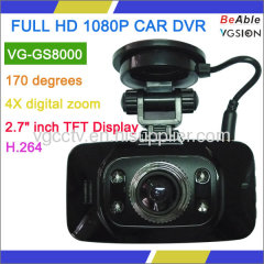 FULL HD 1080P with 2.7 inch Display with G-sensor and GPS Car DVR