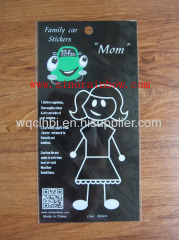 Custom personalized Family Car Sticker -- Mom