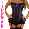 Sexy Purple Bra Lace Corset