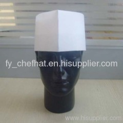 Disposable eco-cotton non woven paper chef hat chef cap forage hat