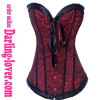 Red Flower Sexy Simple Corset
