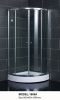 High quality polisheder silver round shower enclosure