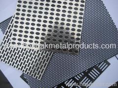 micro stainless steel/aluminuim perforated metal sheet