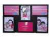 Plastic Injection Photo Frame, 4X6-3&6X4-3 opening,meansures45.5X29X2.7CM
