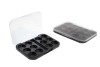 New design12 colours plastic eyeshadow box/cosmetic packing OEM