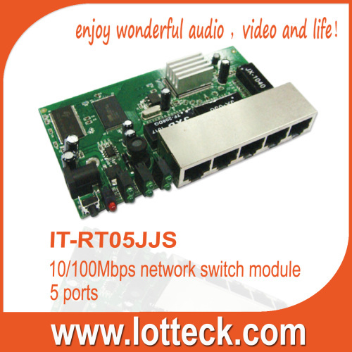 5 lan port Broadband Router module