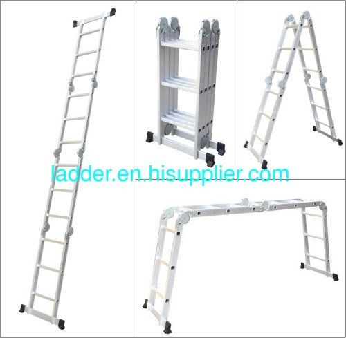 multifunctional ladder aluminium ladder foldable ladder multipurpose ladder 4X6steps 24rungs 7m 22.97feet