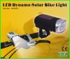 Dynamo solar powered 3 LED bike light