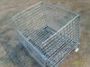 galvanized storage cage warehouse metal storage cage folding cage