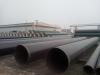 ASTM welded steel pipes with 3PE or black painting for anti-corrosion.