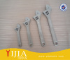 Chrome Plated half polished adjustable wrench