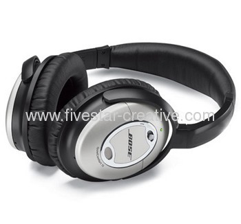 Bose QuietComfort 15 QC15 noise cancelling headphone silver