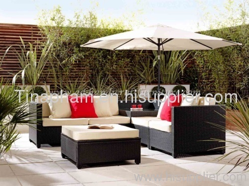 poly rattan sofa set