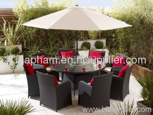 poly rattan coffee set