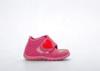 Indoor Red Kids Wool Slippers , 23 Size Wool Felt For Little Girls Spring
