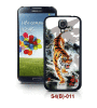 Tiger picture Samsung galaxy S4 3d back case,pc case rubber coated