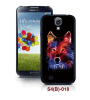Animal picture Samusng galaxy S4 case with 3d picture,with movie effect,pc case rubber coated,wi