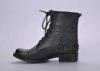 Lace Front Womens Booties Shoes , 40 Size PU Short Heel