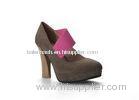 Genuine leather High Heel Pump Shoes , 39 Size Black Shoe