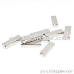 10x7x2mm Zn coated magnetized through thichness 2mm neodymium China magnet suppliers with RoHs