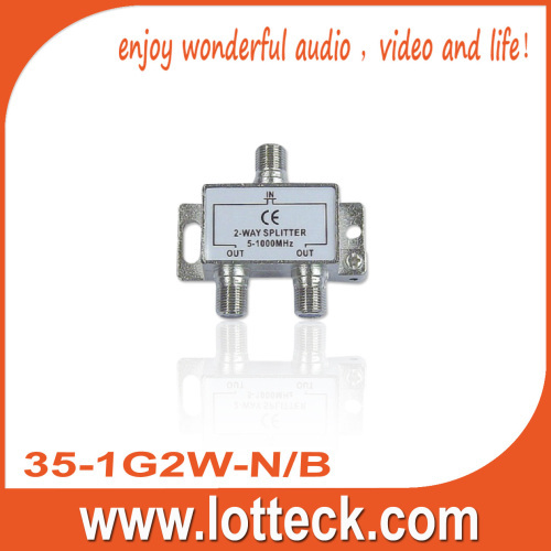 Low insertion loss 35-1G2W-N/B 2-way splitter