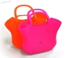 Colorful Silicone Shopping bags with delicate glitters
