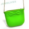 Jewelives Silicone & Rubber Cosmetic Bag With Chain