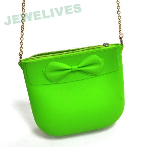 Jewelives Silicone & Rubber Cosmetic Bag With Chain