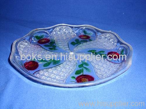 round shape Plastic Fruit Plate & Trays